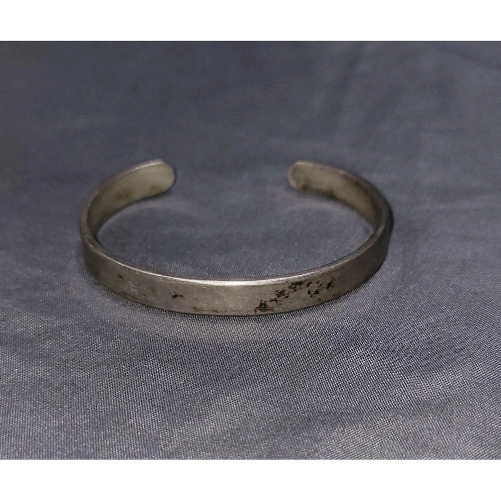 925 Sterling Silver Cuff Bracelet Solid Plain